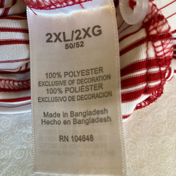 Men’s Russell Alabama Crimson Tide S/S Polo Shirt Size 2X (50-52) Red/White Logo - Picture 7 of 8